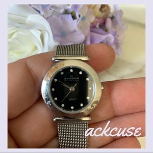 Skagen Silver Mesh Watch
